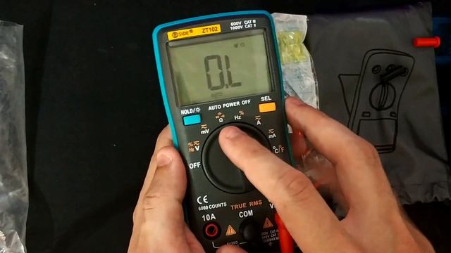 Multímetro Digital ZT102 com sensor de temperatura Barato [IMPORTADO] смотреть онлайн