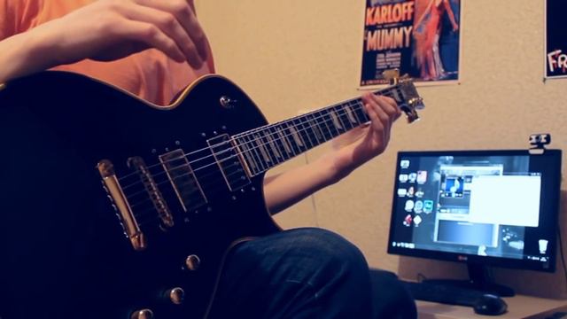 Rammstein Weisses Fleisch Solo Guitar Cover
