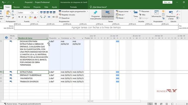 MS project, Insertar conceptos con jerarquía смотреть онлайн