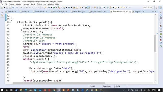 Java-part23: Accès aux bases de données 2/3 (DAO) смотреть онлайн