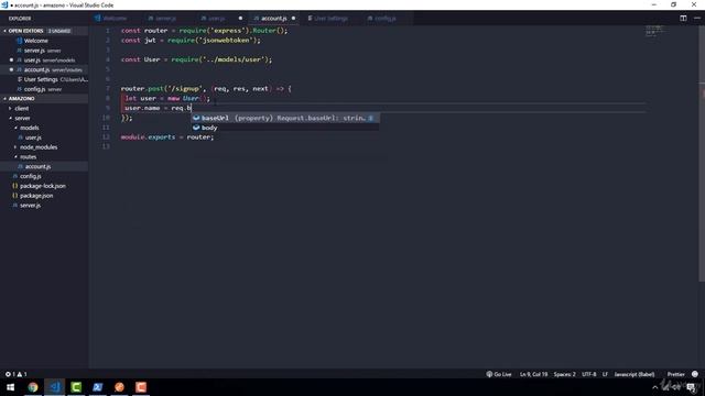 21 Authentication - Angular.js Create a signup API смотреть онлайн