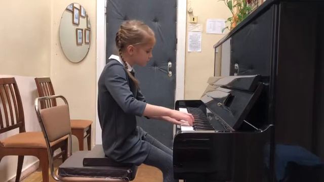 Анастасия Крук, 7 лет. И.Литкова. Вариации на тему белорусской народной песни "Савка и Гришка" смотреть онлайн