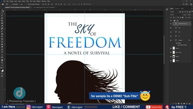 How to create eBook Cover Design in Photoshop [ Stunning eBook Cover ] Photoshop Tutorials смотреть онлайн
