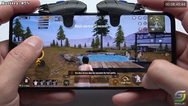 Vivo V23 5G test game PUBG Mobile смотреть онлайн