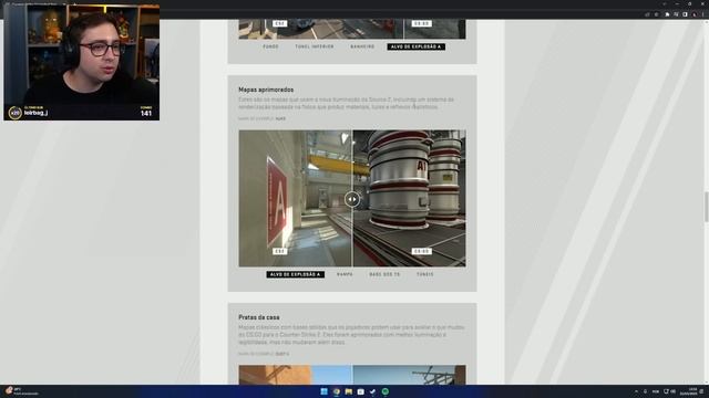 ALANZOKA REAGINDO A NOVA ATUALIZAÇAO "CS2" COUNTER STRIKE 2 смотреть онлайн