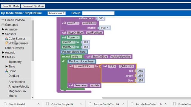 Using a Color Sensor Part 2 смотреть онлайн