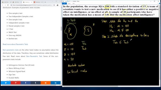 How to perform z-Test Step by Step (Hypothesis Testing) смотреть онлайн