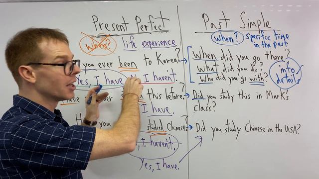 Present Perfect vs. Past Simple Questions смотреть онлайн