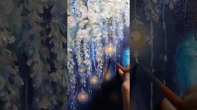 Портрет двоих масло. Oil portrait. Как написать ночное освещение. смотреть онлайн
