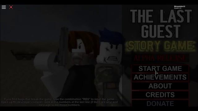 THE LAST GUEST STORY GAME (alpha) смотреть онлайн