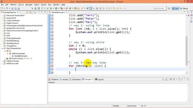 Ways To Iterate List In Java смотреть онлайн