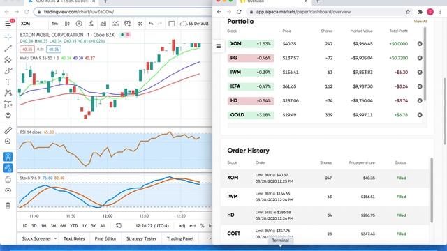 Python Trading Bot смотреть онлайн