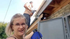 Делаем отлив у гаража  ?  ?