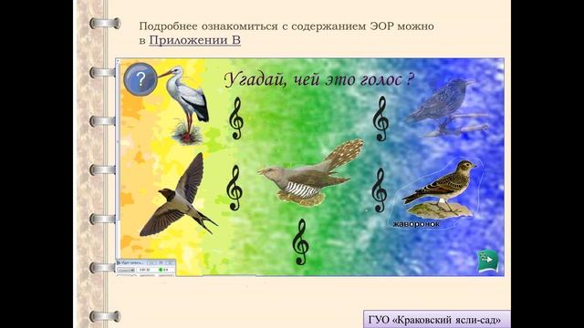 Использование ЭОР в работе с детьми дошкольного возраста