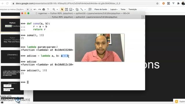 Semana 08: #34 Python Lambdas Functions смотреть онлайн