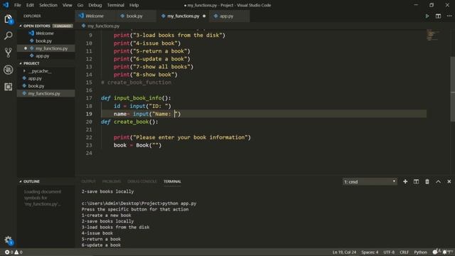 Print Options: Python Book Project - Full Stack Python Programming смотреть онлайн