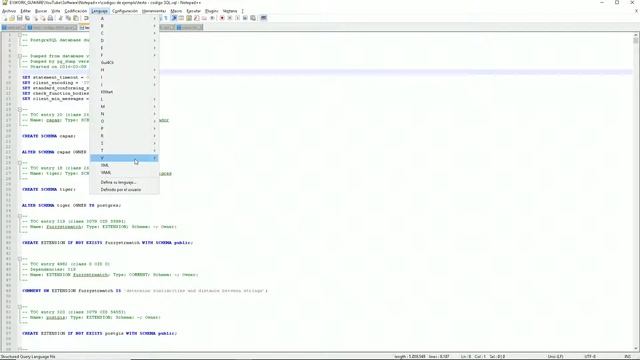 Tutorial Completo de Notepad++ - 07 - Menú Lenguaje: Lenguaje de programación. Java. SQL смотреть онлайн
