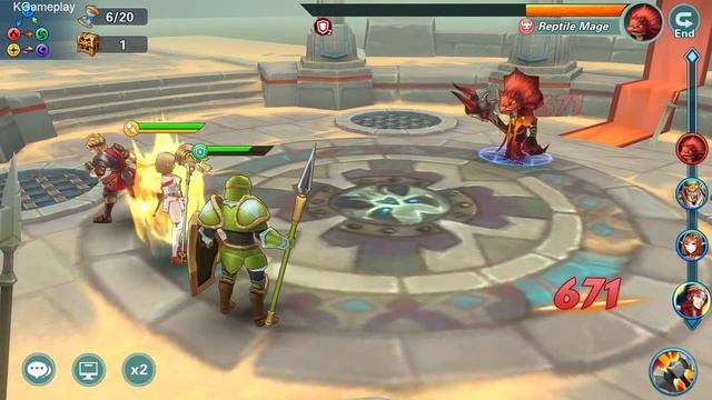 Sword Guardian Gameplay Turn-Based RPG Android iOS смотреть онлайн