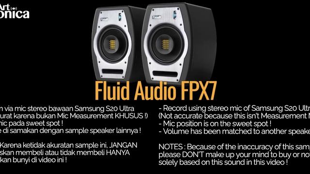 Fluid Audio FPX7 | Kali Audio IN 8 | ESI Near03 Sound Samples ! #SampleSpeakerArtSonica смотреть онлайн