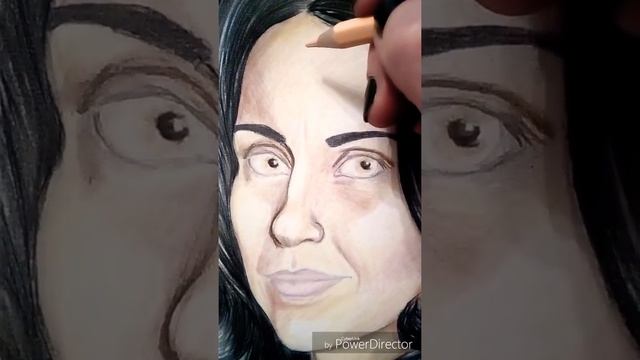Портрет цветными карандашами смотреть онлайн