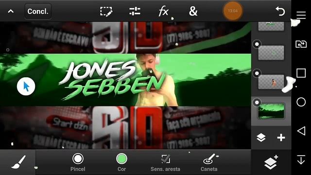 SPEED ART BANNER PS TOUCH ANDROID смотреть онлайн