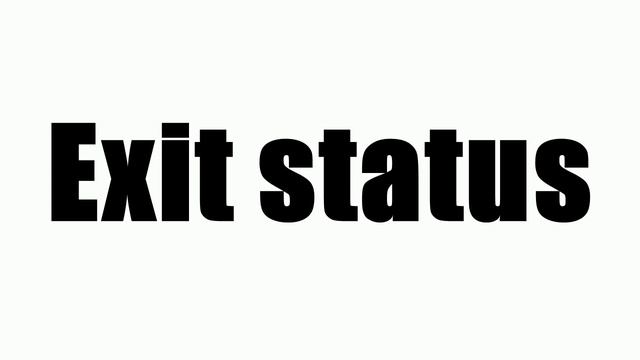 Exit status смотреть онлайн