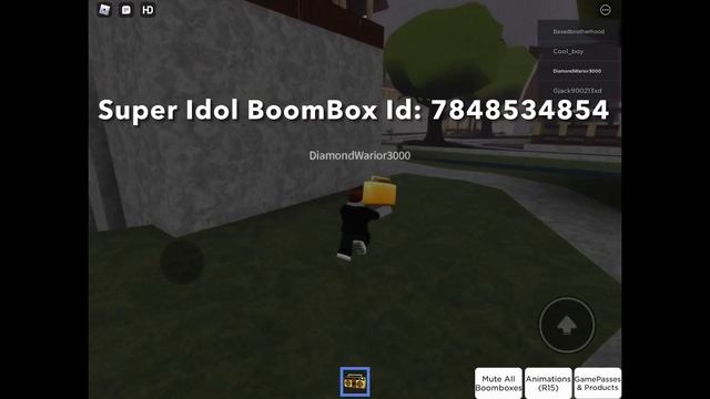 Roblox Boombox super idol Id смотреть онлайн