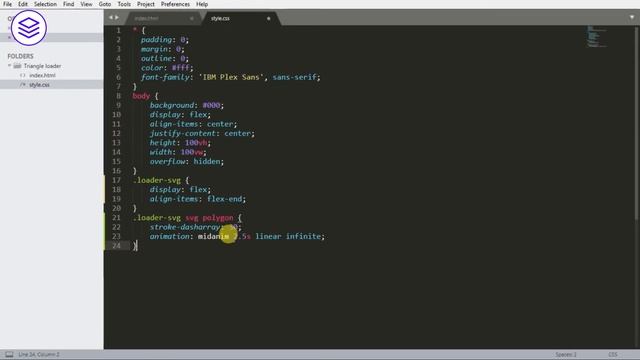 Triangle Loading Animation Using HTML and CSS | Animated Loader With SVG Animation смотреть онлайн