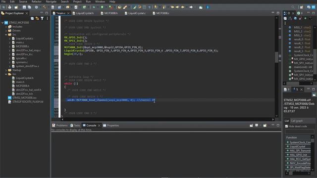 How To Use SPI Communication With STM32 And MCP3008 ADC