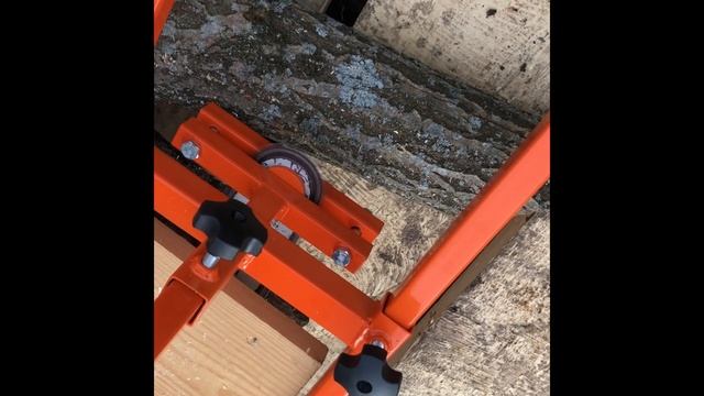 Насадка на бензопилу для изготовления слэбов  / изготовление слэба / слеб /слэб