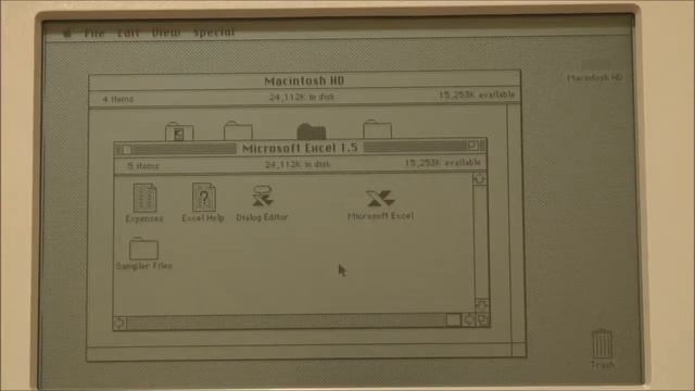 Apple Macintosh Portable (1989) Start Up and Demonstration смотреть онлайн