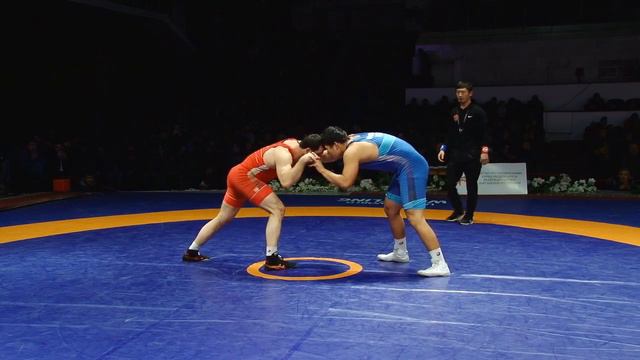 ВОЛЬНАЯ БОРЬБА. Чемпионат Кыргызстана-2023. 92 кг 1\4 Магомед Будунов-Адыл уулу Нурболот смотреть онлайн