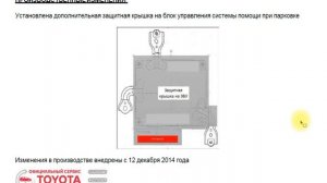 СБ TI14-032. Lx570, Land Cruiser 200. Отказ парковочной системы или системы камер кругового обзора.