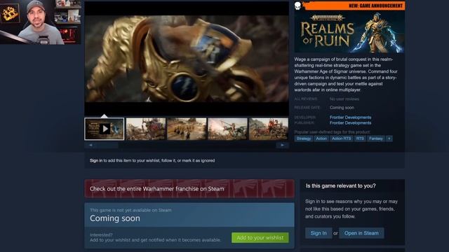 New Game Reveal: Warhammer Age Of Sigmar Realms Of Ruin!! Ummmmm Yes PLEASE! смотреть онлайн
