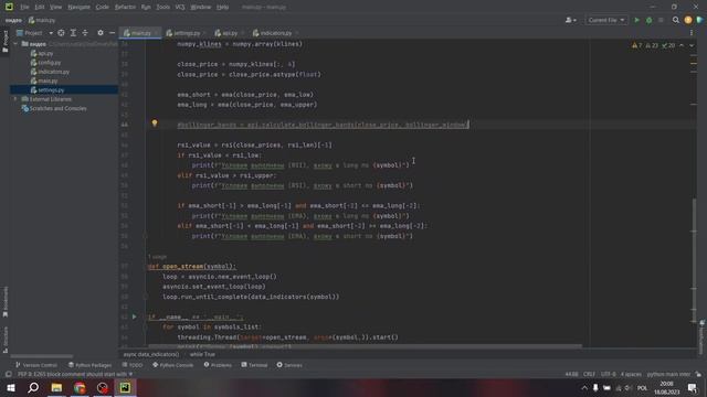 Trading indicator's bot Binance. Бот торгующий по индикаторам на Бинанс. RSA EMA trading bot смотреть онлайн