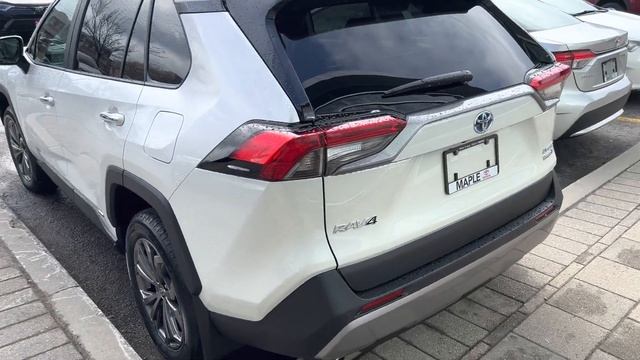 WOW! 2022 Toyota RAV4 HYBRID LIMITED exterior walk around! смотреть онлайн