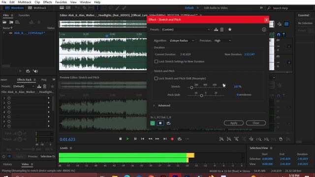 Create Slowed And Reverb In Adobe  Audition || Adobe Audition Tutorial || #adobeaudition #slowed