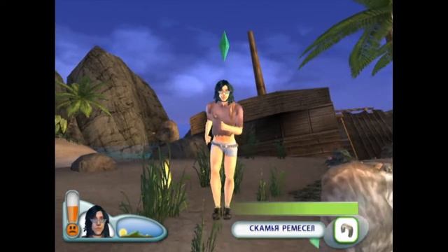The Sims 2: Castaway (PS2) #7 - Пытаюсь подружиться с обезьяной смотреть онлайн