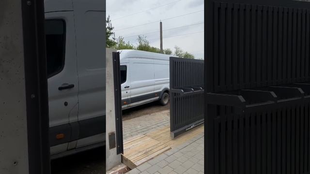 Автоматика CAME для откатных ворот. Режим калитка. смотреть онлайн