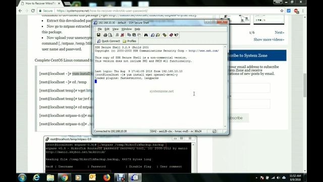 How to Recover MikroTik User Password смотреть онлайн