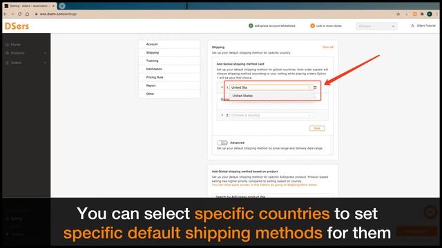 Set Shipping Methods For All Products - WooCommerce Tutorial - DSers