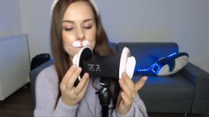 ASMR | Gentle rabbit licking ear 🐰 | Нежный кролик лижет ушки 🐰 | ASMR HoneyGirl