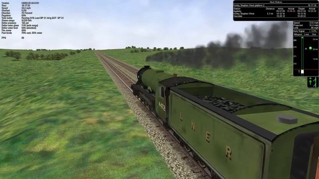 OR (MSTS) Settle & Carlisle Line activity: Local Service (complete MANUAL control) смотреть онлайн