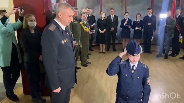 Торжественная церемония принесения Присяги и посвящения в кадеты учащихся 5-х классов г. Бреста смотреть онлайн