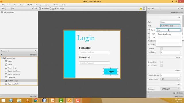 Login Form using JavaFx and Mysql смотреть онлайн