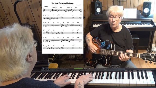 The Way You Move My Heart ( TvdH ) - Jazz guitar & piano cover ( Roger Davidson ) смотреть онлайн