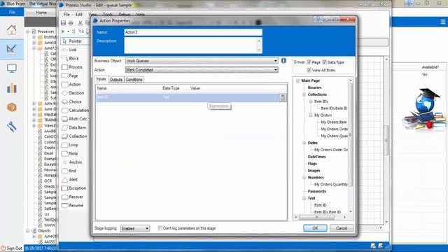RPA Blue Prism Training | Work Queues Configuration Encryption Tutorial смотреть онлайн