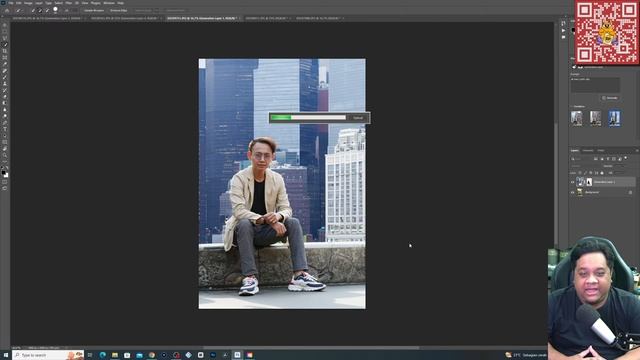 PHOTOSHOP + AI = GILA !! Ganti Background Hitungan Detik !! смотреть онлайн