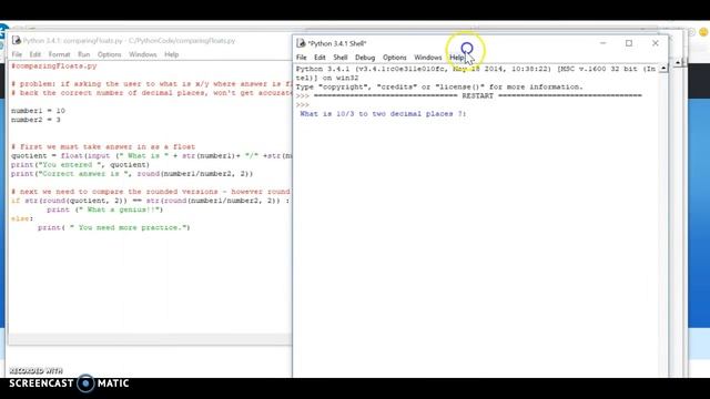Python Comparing Floats in Division смотреть онлайн
