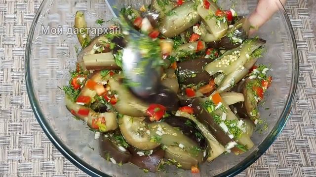 Вкуснейшие Баклажаны как Грибы на зиму. Маринованные Баклажаны с чесноком и перцем. смотреть онлайн